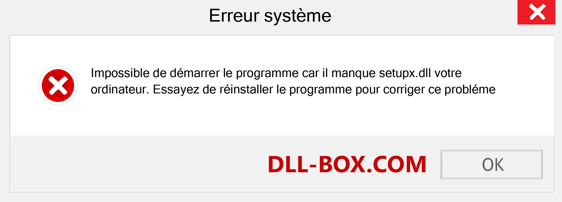 Le fichier setupx.dll est manquant ?. Télécharger pour Windows 7, 8, 10 - Correction de l'erreur manquante setupx dll sur Windows, photos, images