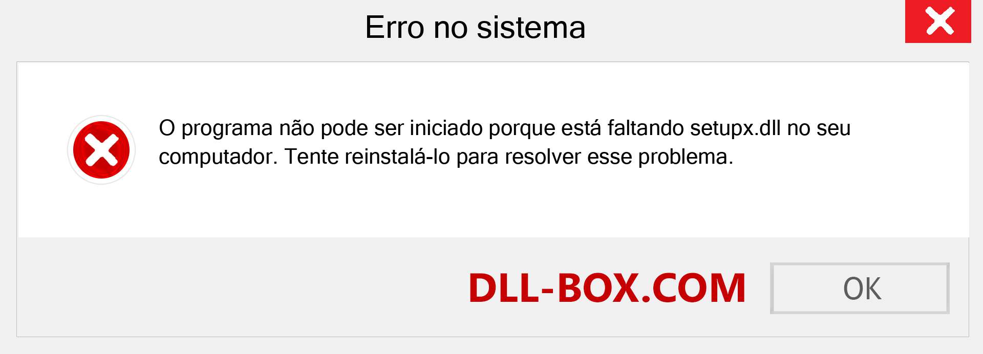 Arquivo setupx.dll ausente ?. Download para Windows 7, 8, 10 - Correção de erro ausente setupx dll no Windows, fotos, imagens